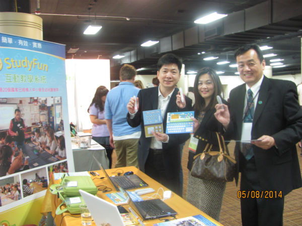 育见科技第一次参加2014全美中文大会深受好评